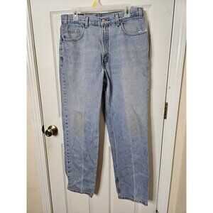Levi’s 550 Relaxed fit Straight leg blue jeans Men’s  2001 Vintage 00s 36x32
